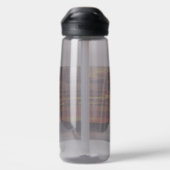 Serenity Prayer Oranje zonsondergang landschap Waterfles (Achterkant)