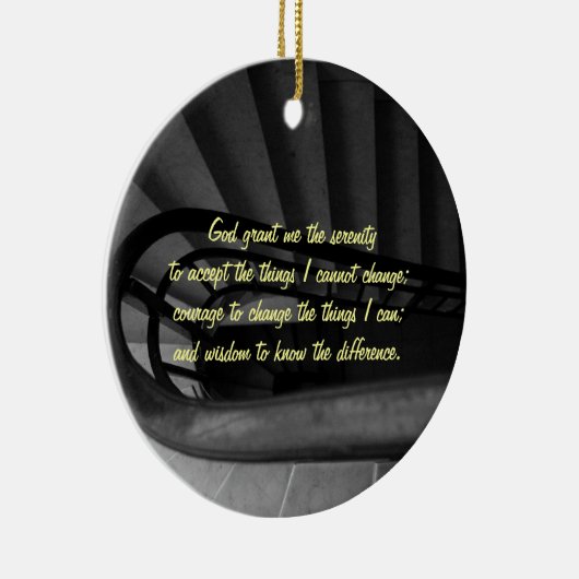 Serenity Prayer Ornament (Rechts)