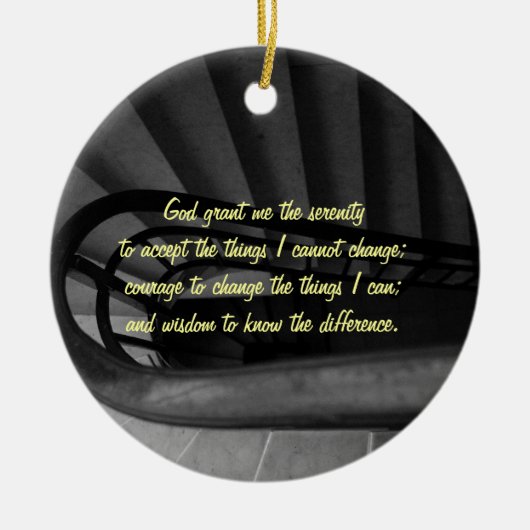 Serenity Prayer Ornament (Voorkant)