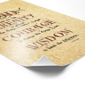 Serenity Prayer: oud Engels Antiek, Sterkte/Omc Foto Afdruk (Hoek)