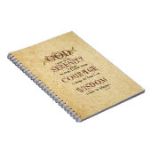 Serenity Prayer: Oud Engels Antiek, Sterkte/Rec Notitieboek (Rechterzijde)