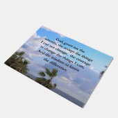  SERENITY PRAYER PALM TREE FOTOONTWERP DEURMAT (Schuin)