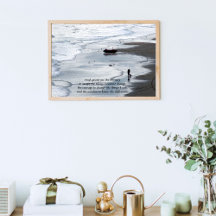 Serenity Prayer _ Peacefull Beach Poster