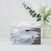 Serenity Prayer _ Peacefull Beach Scene Briefkaart (Staand voorkant)
