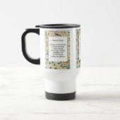 Serenity Prayer Peacock Motivatie Travel Mug Reisbeker (Links)