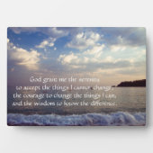 Serenity Prayer Plaque Fotoplaat (voorkant)