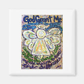 Serenity Prayer Poem Angel Custom Fridge Magnets Magneet (Voorkant)