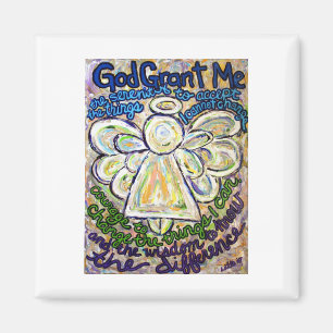 Serenity Prayer Poem Angel Custom Fridge Magnets Magneet