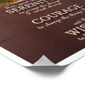 Serenity Prayer Portrait Poster - Fotosjabloon (Hoek)