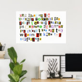 Serenity Prayer Poster (Thuiskantoor)