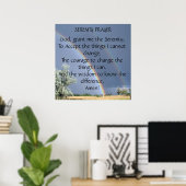 Serenity Prayer Poster (Thuiskantoor)