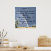 Serenity Prayer Poster (Keuken)