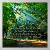 Serenity Prayer. Poster (Voorkant)