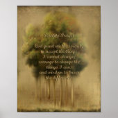 Serenity Prayer Poster (Voorkant)