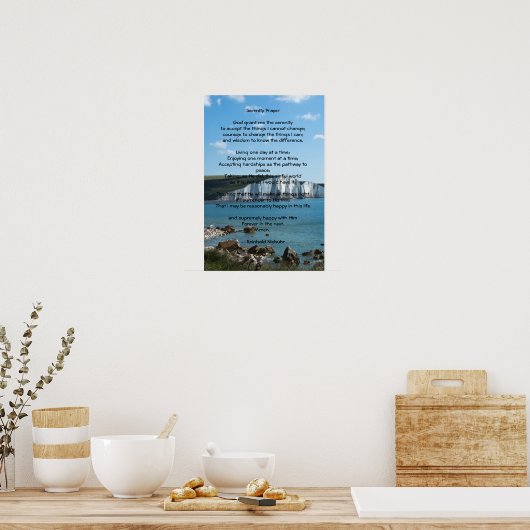 Serenity Prayer Poster (Keuken)