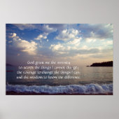 Serenity Prayer Poster (Voorkant)