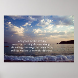 Serenity Prayer Poster