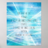 Serenity Prayer Poster (Voorkant)