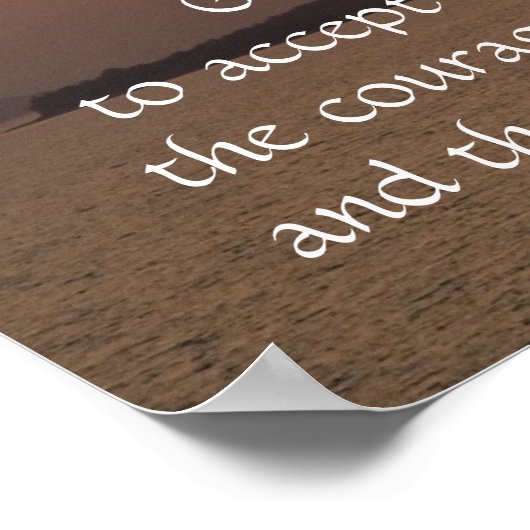 Serenity Prayer Poster (Hoek)