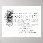 Serenity Prayer Poster (Voorkant)