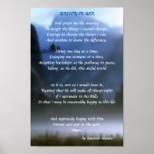 Serenity Prayer Poster (Voorkant)