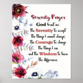 Serenity Prayer Poster (Voorkant)