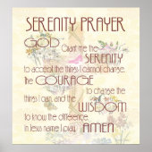 Serenity Prayer Poster (Voorkant)