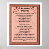 Serenity Prayer poster (Voorkant)