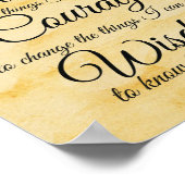 Serenity Prayer poster (Hoek)