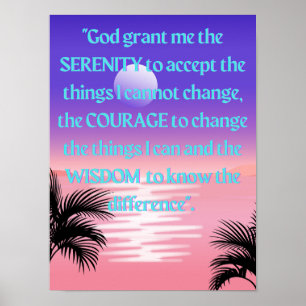 Serenity Prayer Poster