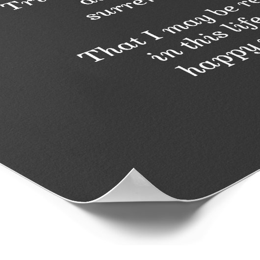 Serenity Prayer - print (Hoek)