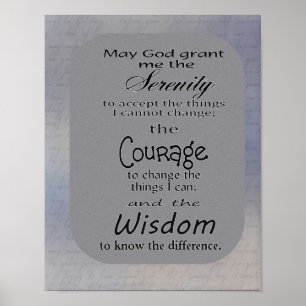 Serenity Prayer — print