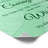 Serenity Prayer Print - Shades of Green (Hoek)