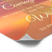 Serenity Prayer Print - Sunrise (Hoek)