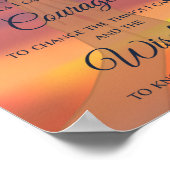 Serenity Prayer Print - Sunrise (Hoek)