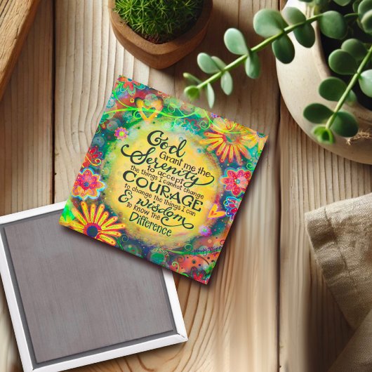 Serenity Prayer  Religieus GeloofInspiratie Magneet