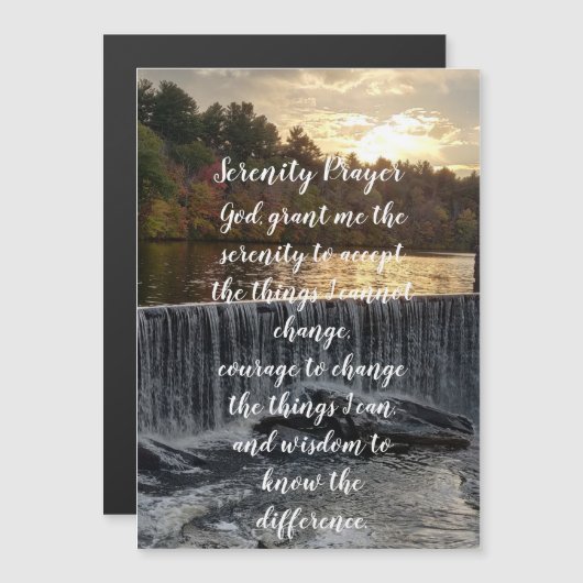 Serenity prayer RI FALLS  Ponaganset   (Voorkant / Achterkant)