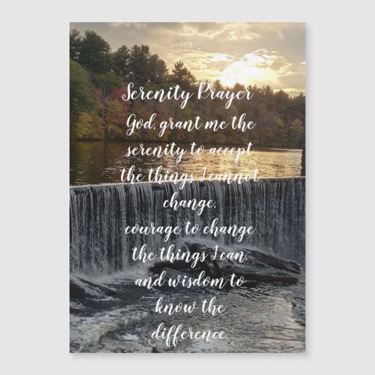 Serenity prayer RI FALLS  Ponaganset   (Voorkant)