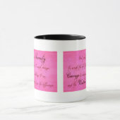 Serenity Prayer Ringer Mok, magenta roze Mok (Midden)