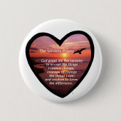 Serenity Prayer Ronde Button 5,7 Cm (Voorkant)