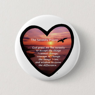Serenity Prayer Ronde Button 5,7 Cm