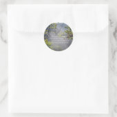 Serenity Prayer Ronde Sticker (Tas)