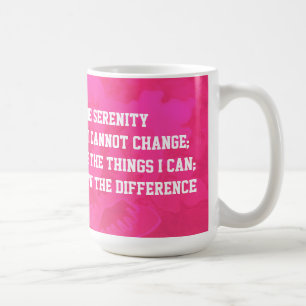 Serenity Prayer Roos Pink Mok