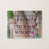 Serenity Prayer Rozen Puzzle Legpuzzel (Horizontaal)