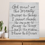 Serenity Prayer - Rustiek Modern Imitatie Canvas Print<br><div class="desc">Een moderne,  maar stedelijke zoektocht naar een studie die je leven kan veranderen.</div>