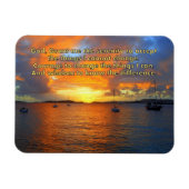 Serenity Prayer Sailboten bij Sunset Magnet Magneet (Horizontaal)