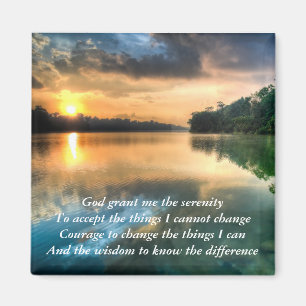 Serenity Prayer Schilderachtig magneet