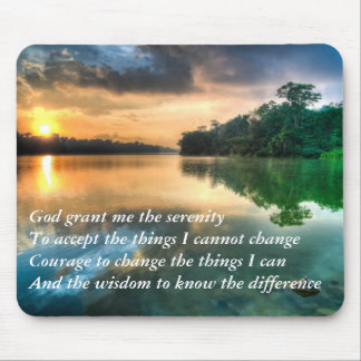 Serenity Prayer Schilderachtig Mousepad Muismat
