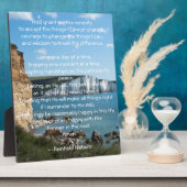 Serenity Prayer Seascape Fotoplaat (Zijkant)