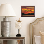 Serenity Prayer Sinaasappel Sunset Wall Plaque Troffee Gedenkplaat<br><div class="desc">Houten muurplaquette met het landschapsfoto-afbeelding van een dramatische,  oranje zonsondergang samen met de inspirerend woorden van het Serenity Prayer. Selecteer de grootte van uw wandplak. Een leuk cadeau voor familie en vrienden!</div>